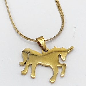 Unicorn Charm Necklace Lifestyle Pendant