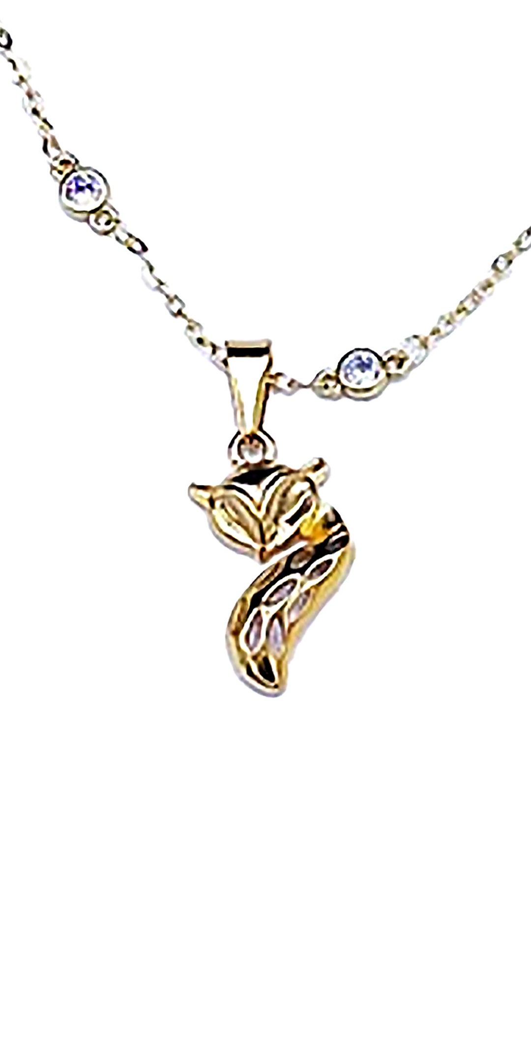 Gold Swinger Vixen Necklace Hotwife Swinger Symbol Hotwife image