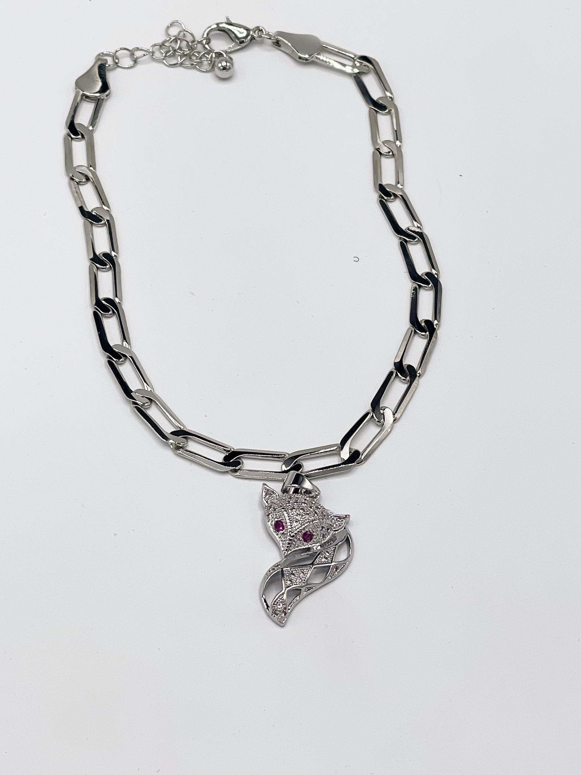 Silver Hotwife Anklet, Vixen Charm, Swinger Symbol, Ankle Bracelet for Hotwife or Swinger Etsy