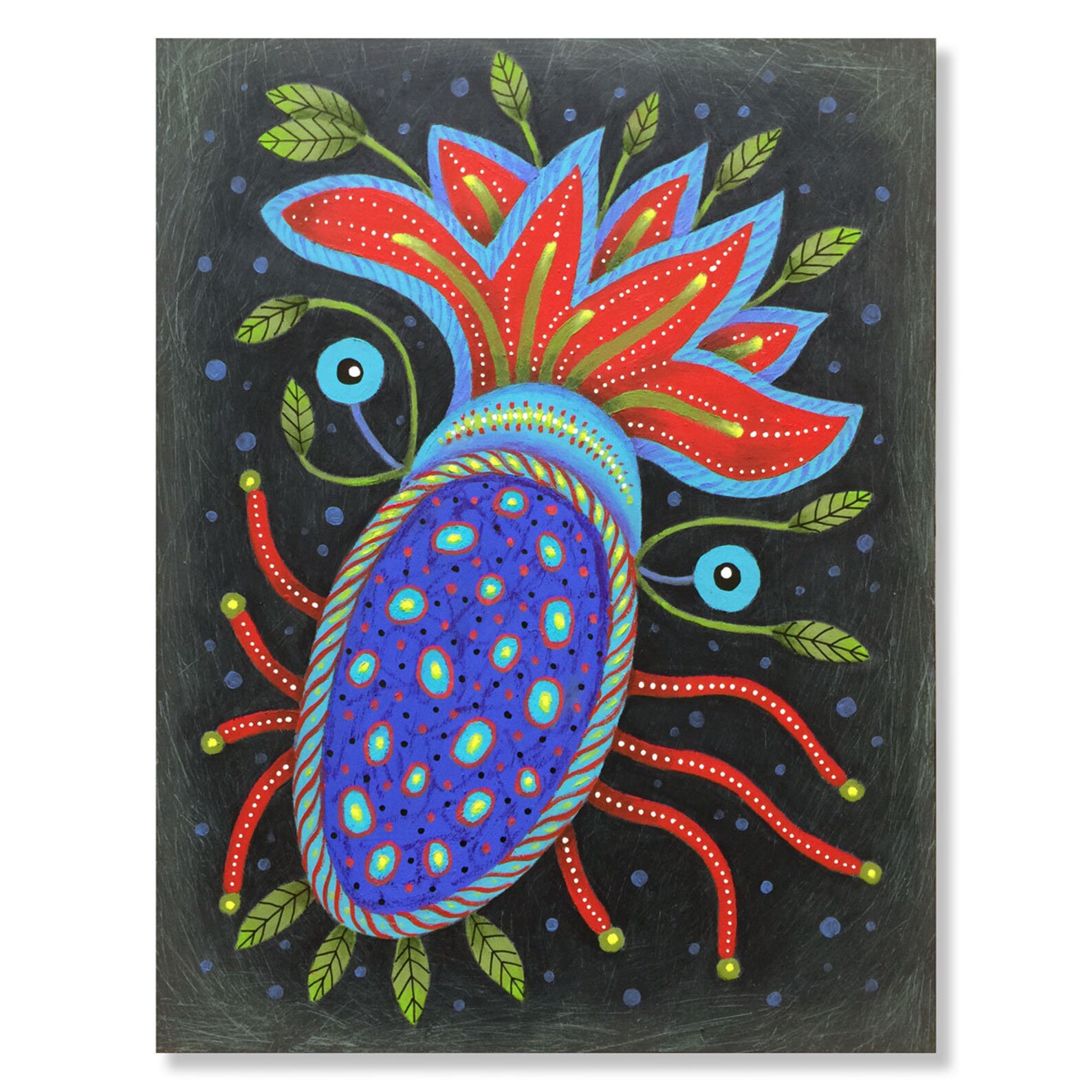 Oil Painting Whimsical Art Quirky Art Original Painting Etsy