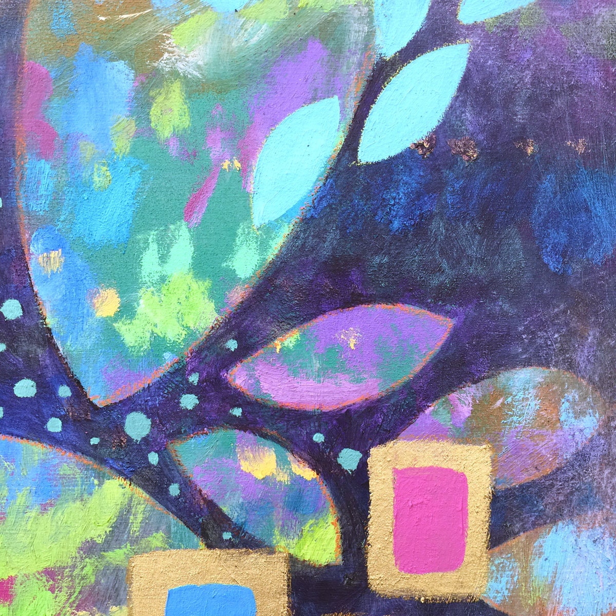 Oil Art & Collectibles Moody Art Original Art Abstract Painting Oil