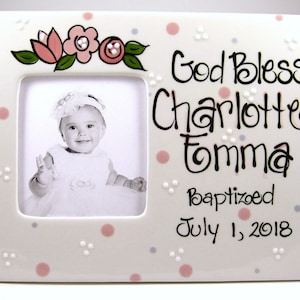 Baptism Gifts for Girls // Picture Frame
