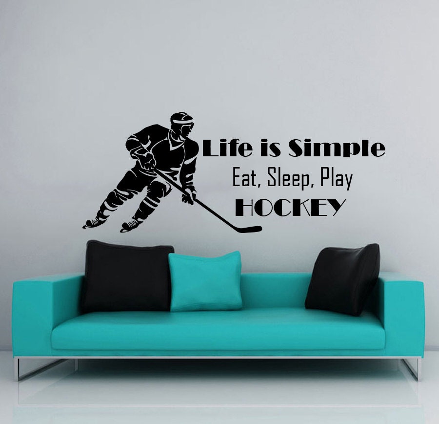 Wall Decals Quotes Vinyl Sticker Decal Quote Life is Simple Etsy