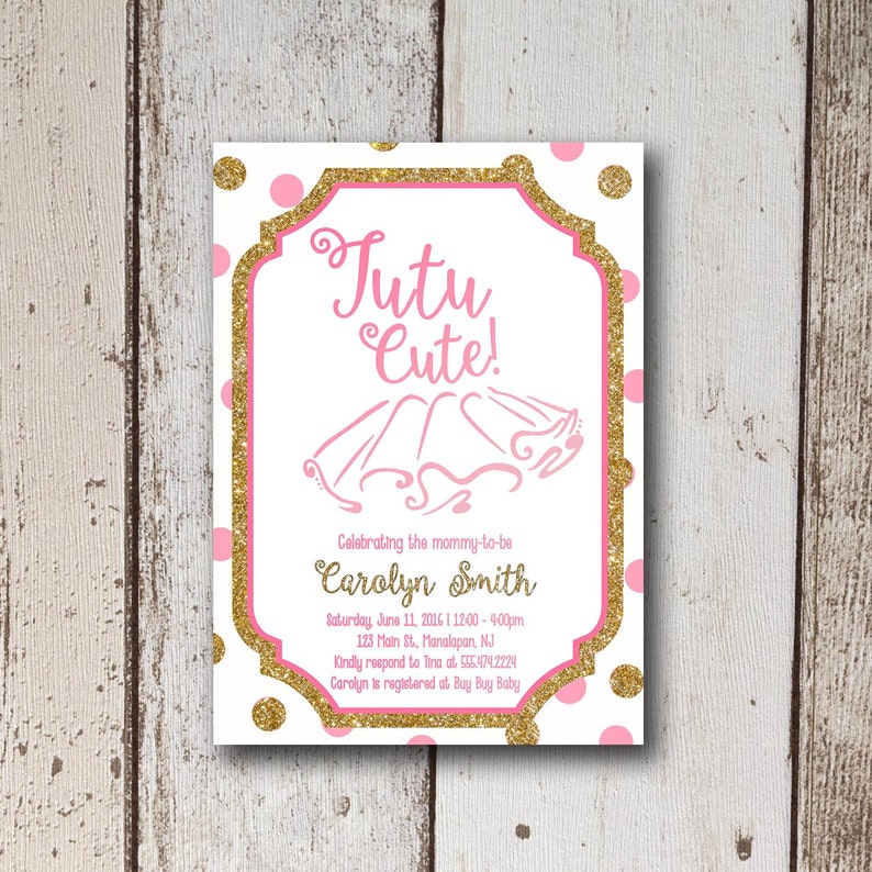Baby Shower Invitation Instant Download Baby Girl Baby Shower Etsy
