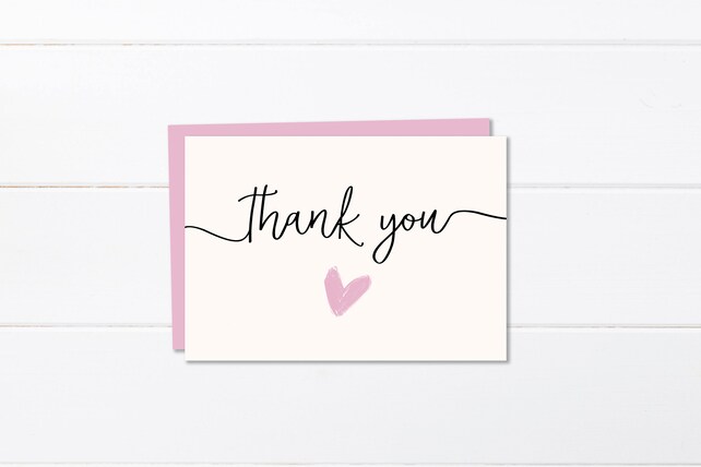 rustic printable thank you cards printed personalized engagement engagement thank you cards