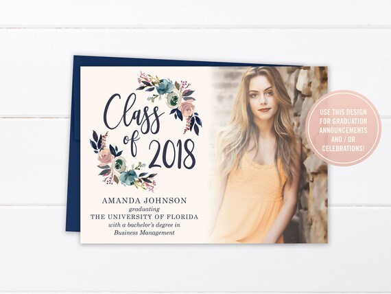 printable college graduation invitation