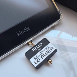 Kindle Charms | USB C Phone Charm | Kindle Accessories | Bookish Gifts | Mini Keychains | Phone Charm| Bookish Merch | Bag Charm | Booklover
