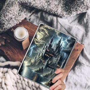 Riders Quadrant Kindle Insert – Holographic or Matte Finish for Clear Kindle Case – Fantasy Bookish Gift -fourth wing inspired kindle insert