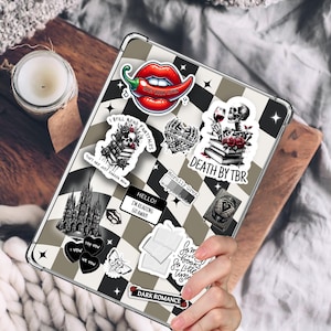 DARK ROMANCE Kindle Insert for Clear Case, Dark Romance Reader | Download & PRINT Kindle Insert for Paperwhite, Basic, Oasis and Scribe