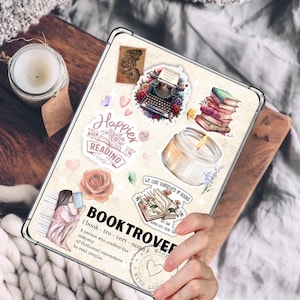 Kindle Insert for Clear Case,  Romance Reader | Download & PRINT Kindle Insert for Paperwhite, Basic, Oasis and Scribe, book lover  insert