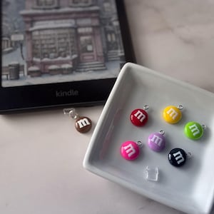 Acrylic Candy Piece Kindle Charms| USB C Phone Charm | Kindle Accessories | Bookish Gifts | USB-C Dust Plug | Phone Charm| Bookish Merch
