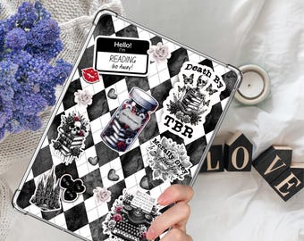 Dark Romance Kindle Insert: Holographic Cardstock Reader Accessory