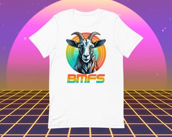 Billy Strings Shirt, BMFS T-Shirt, Vibrant Goat Tee, Short Sleeve Summer Tshirt, Sizes(S-4XL), Relaxed Fit Unisex Bella Canvas