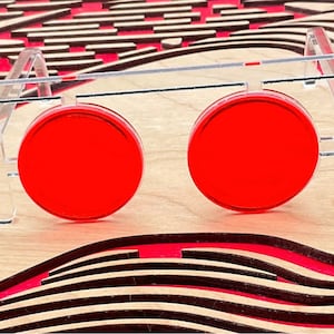 King Gizzard and the Lizard Wizard Party Glasses, KGLW Fan Made Novelty Glasses, Acrylic Glasses with Snap In Temples