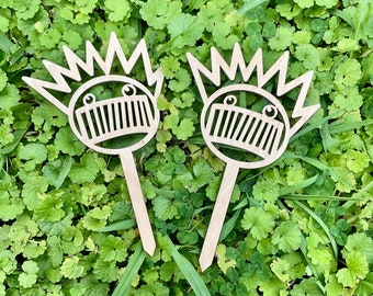 Ween - Set of 2 Fancy Plants Plant Stake - Boognish - Fan Made - Hand Made Gift