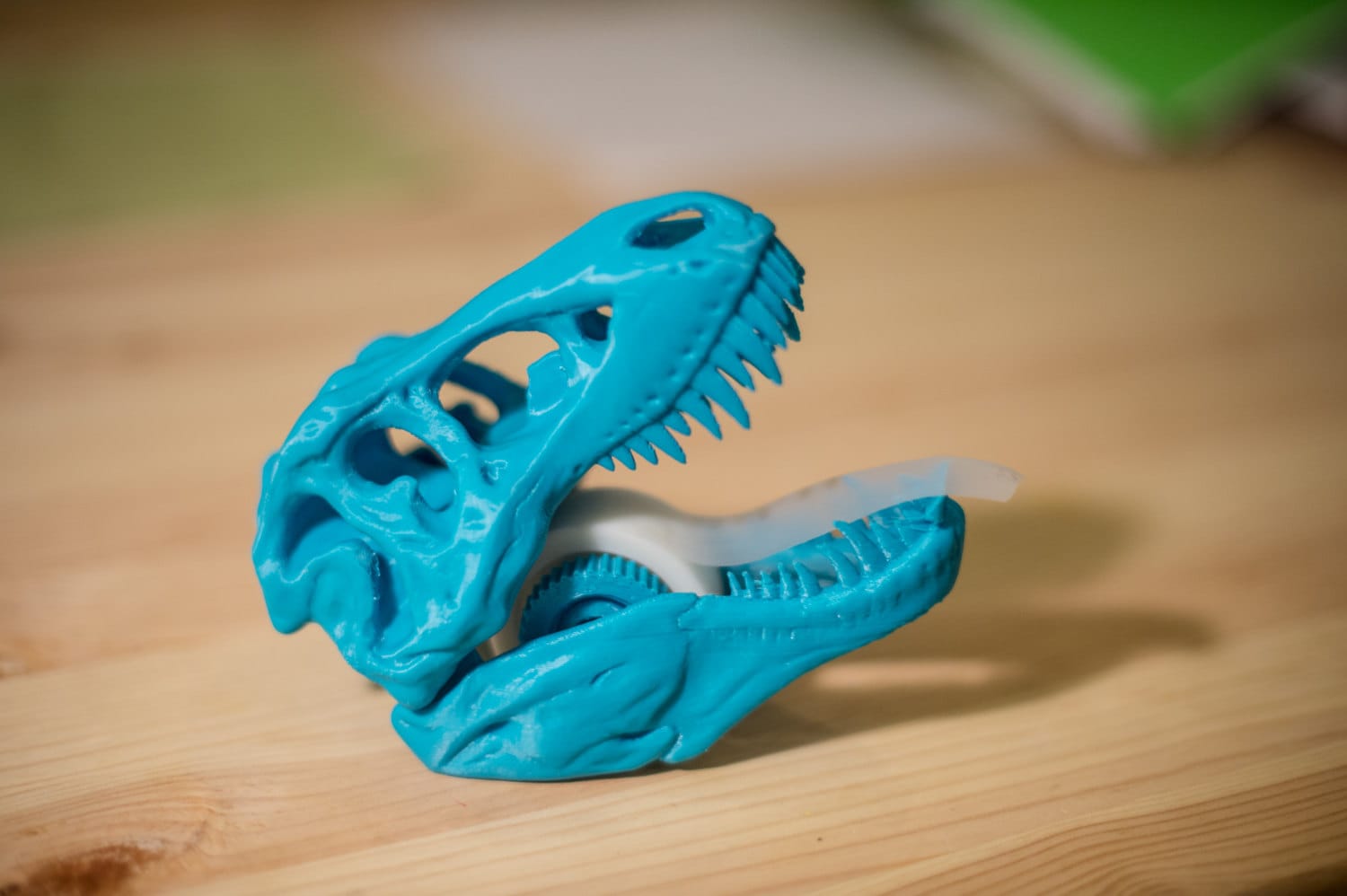 Trex 3D printed Tape Dispenser Fathers Day Gift Dads Gift Etsy