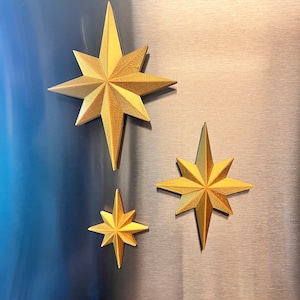 Mid Century Starburst Magnet, Star, Atomic Starburst, kitchen, MCM decor, Retro, Mid Century Modern, Modern Vintage Style, Starbursts 1960s