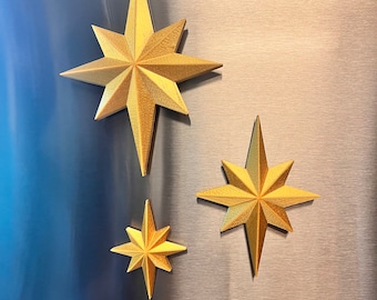 Mid Century Starburst Magnet: Retro Kitchen Decor