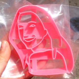 Custom face cookie cutter, Party gift, birthday day Gift, portrait, 3d printed, mold, cake, personalize, birthday gift, girl gift