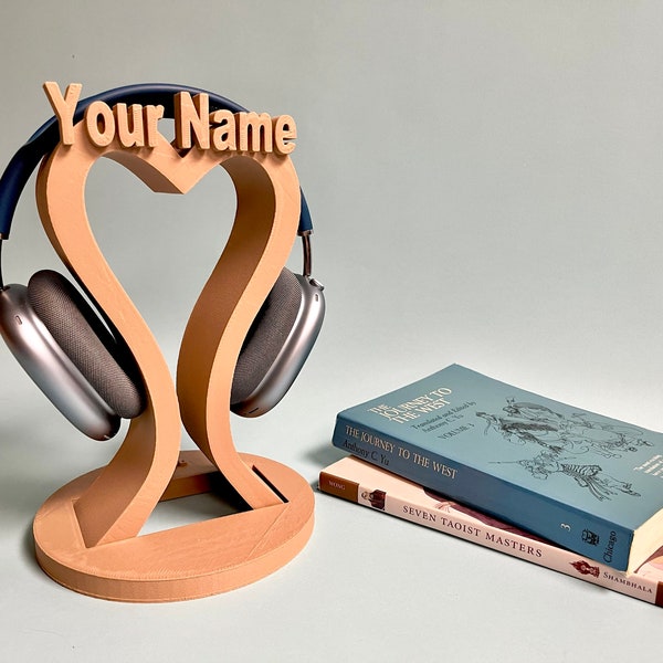 Custom Name headphone stand, Valentine's Day gift, Gift for man, Personalized gifts, Gamer gifts, Tech Accessory, DJ Gift, Custom Game tag