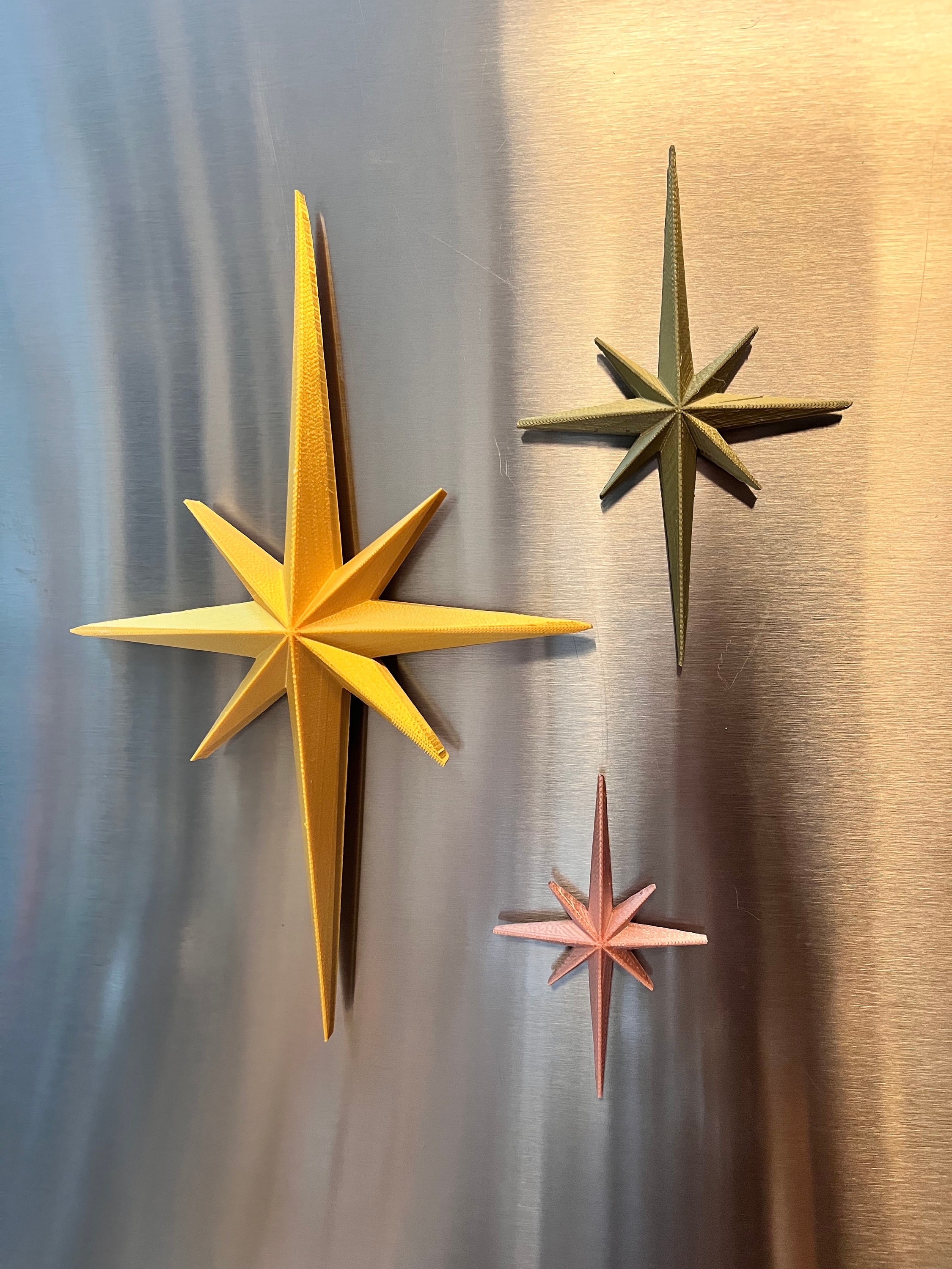 Mid Century Starburst Magnet, Atomic Starburst, Star, kitchen, MCM decor, Retro, Mid Century Modern, CELESTIAL Decor, Starbursts 1960s