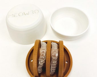 Custom Retainer Holder, Retainer Case, invisalign case, Dental, denture cup personalized, Mouth Guard, Sanitary Orthodontic Storage