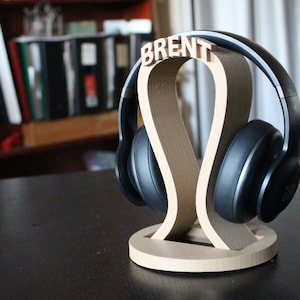 Supporto per cuffie con nome personalizzato, regalo di compleanno, accessori tecnologici, regalo per ragazzi adolescenti, regalo personalizzato, regali per gamer, regalo per DJ, game tag