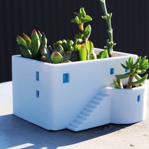 Greek House Planter, House Warming Gift, Greece, Greek Mythology, Greek gifts,Santorini,Griechenland,mediterranean decor