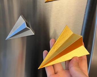 Paper Plane magnet, Fridge Magnet, Kitchen Decor, Paper Airplane, Home Decor, Aviation decor, Minimalist, Aeroplanes, Cubicle decor