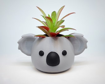 Koala Planter, maceta de koala, regalo del Día de la Madre, jardinera de animales, mamá oso, animales australianos, baby shower, regalos de koala, regalo de amante de koala