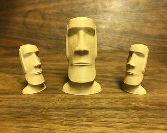 Moai Statue, Mother's Day Gift , Dad Gift, Easter Island, Home decor, Office, Desk, Statue, Miniature, Cute, Fun, Geek, History, Nature