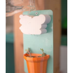 Cloud Hanging Planter, Fathers Day Gift, Plant dad, cloud, Hanging Planter, Dad Gift, garden image 1