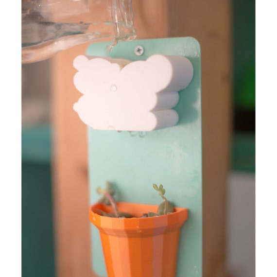 Hanging Planter Mother/'s Day Gift AFTER CHRISTMAS DELIVERY**Cloud Hanging Planter 3D Printed Plastic Creative