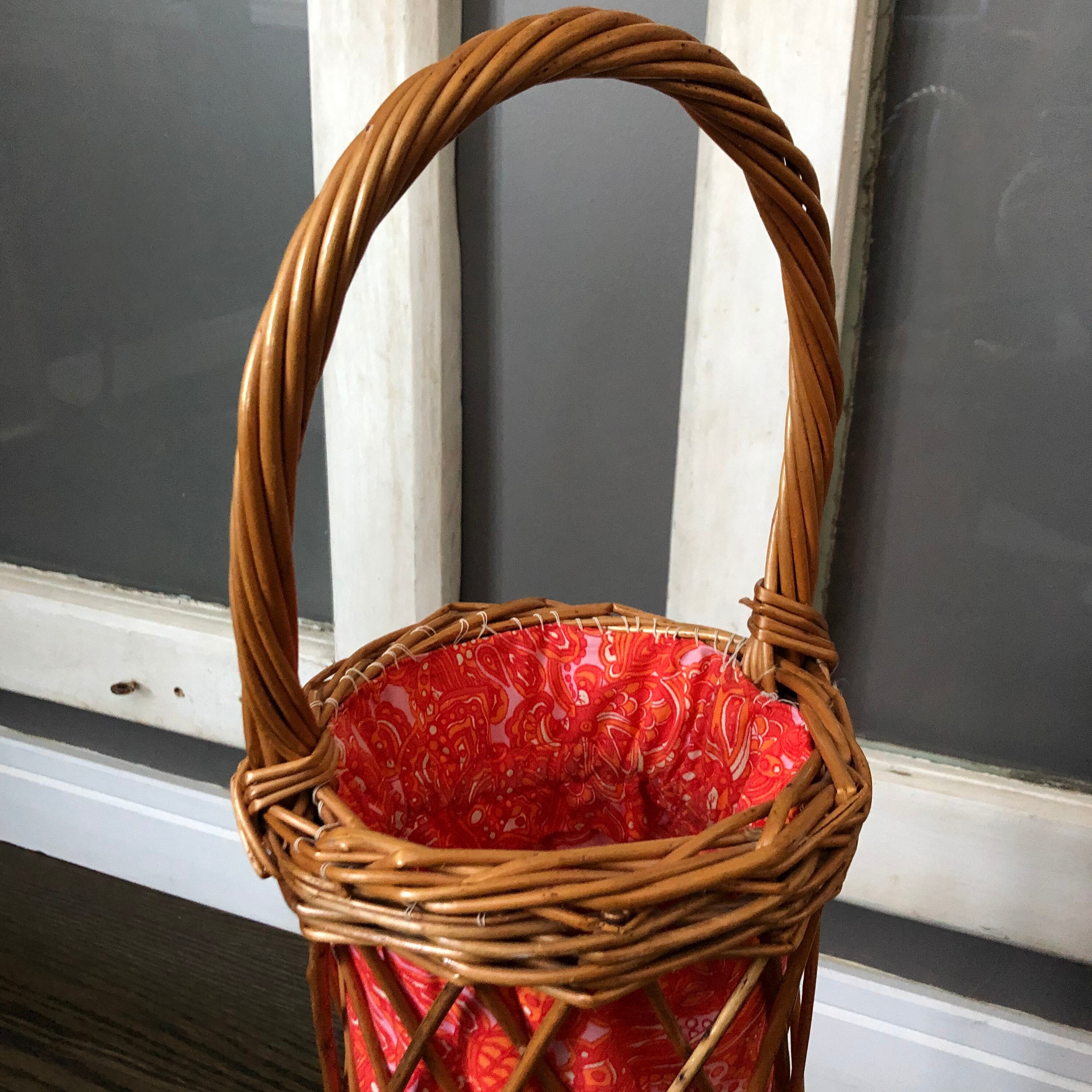 Vintage Umbrella Holder Umbrella Stand Rattan Storage Etsy