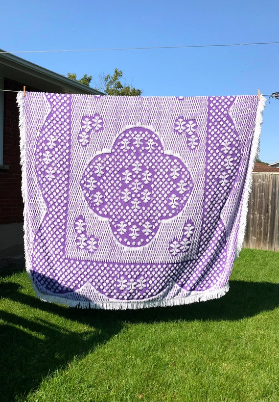 Vintage Chenille Bedspread Full Size Chenille Bedspread Etsy