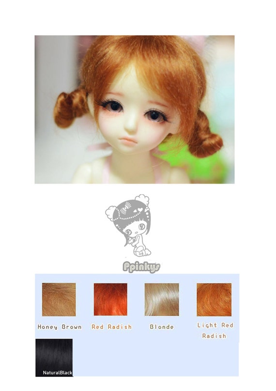 bjd mohair wig