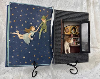 Peter Pan Diorama in einem Buch: Meine geheime Garten-Reihe