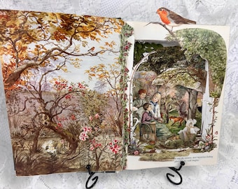 Das Diorama des geheimen Gartens in einem Buch (Version 1): Meine Reihe „Der geheime Garten“