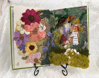 Das Diorama des geheimen Gartens in einem Buch (Version 2): Meine Reihe „Der geheime Garten“