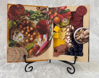 Mini-Charcuterie-Diorama in einem Buch: Meine geheime Garten-Serie