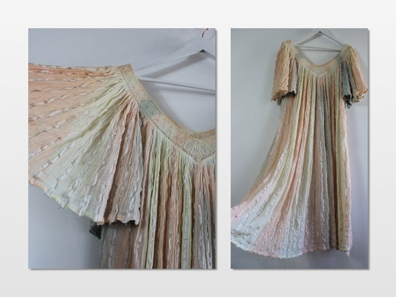 Studio 54 70s Smock cheesecloth dress