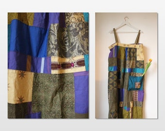 Vintage seltene 70er Jahre Kleid-Hand genäht- Liberty/Laura Ashley Stoff