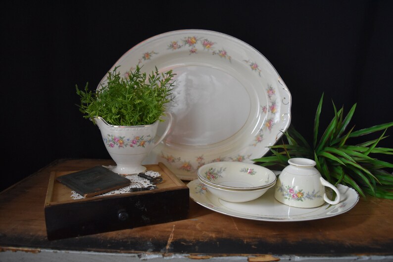 Eggshell Georgian Homer Laughlin Platter Vintage Platter Oval Platter Countess Homer Laughlin Platter Homer Laughlin Platter