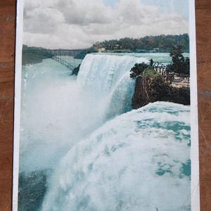 Antieke ansichtkaart Niagara Falls, antieke ansichtkaart, vintage ansichtkaart