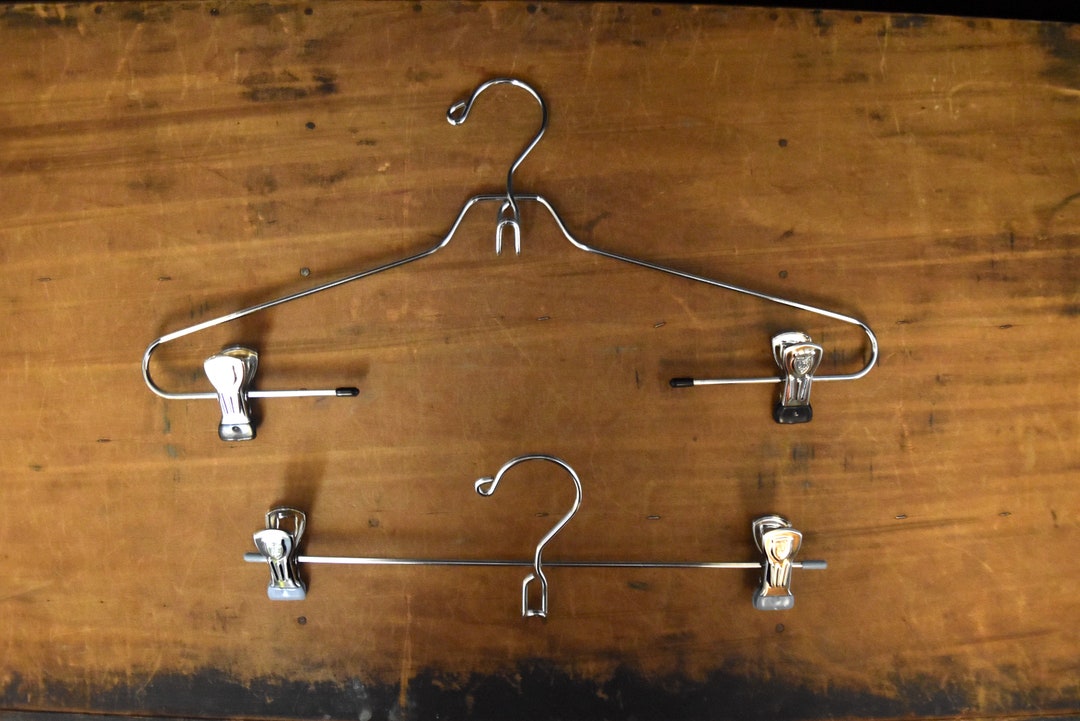 Vintage Wire Skirt Hangers Vintage Clothes Hangers Vintage Wire Hangers