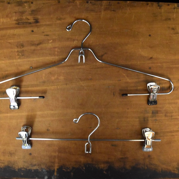 Vintage Wire Skirt Hangers - Vintage Clothes Hangers - Vintage Wire Hangers - Vintage Display Hangers
