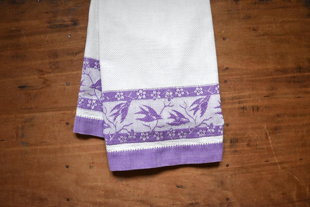 Vintage Huckaback Kitchen Towel - Vintage Kitchen Towel - Vintage ...