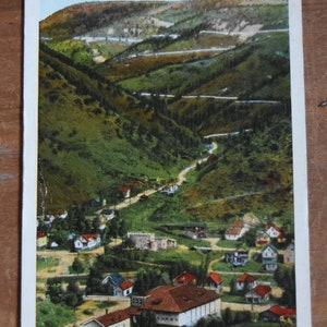 Virginia Canon Idaho Springs Colorado antieke ansichtkaart, antieke ansichtkaart, ansichtkaart voor verzamelaars, ansichtkaart 1942