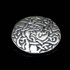 Danish KOPI Viking Silver Brooch Denmark Museum Jewelry