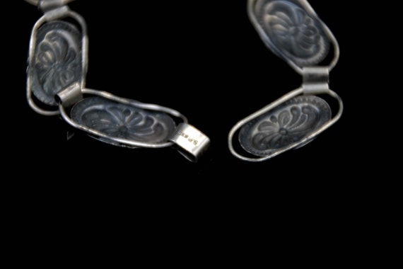 Danish 1950's Sigfred Pedersen Silver 830S Links Bracelet